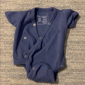 L’oved baby organic cotton kimono onesie
